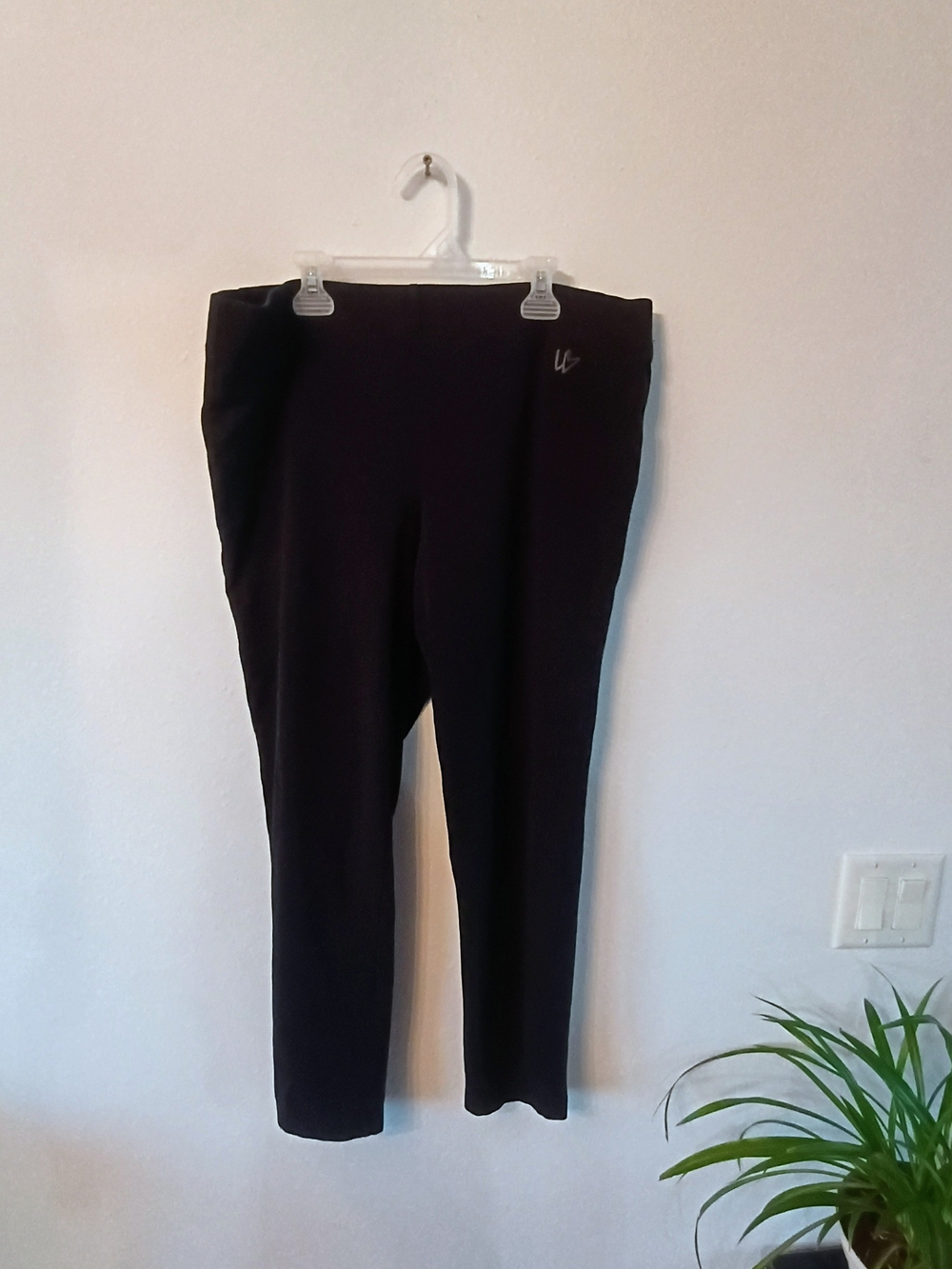 RBX Active Black High Rise Cotton Stretch Athletic Yoga Leggings Women's 18/20